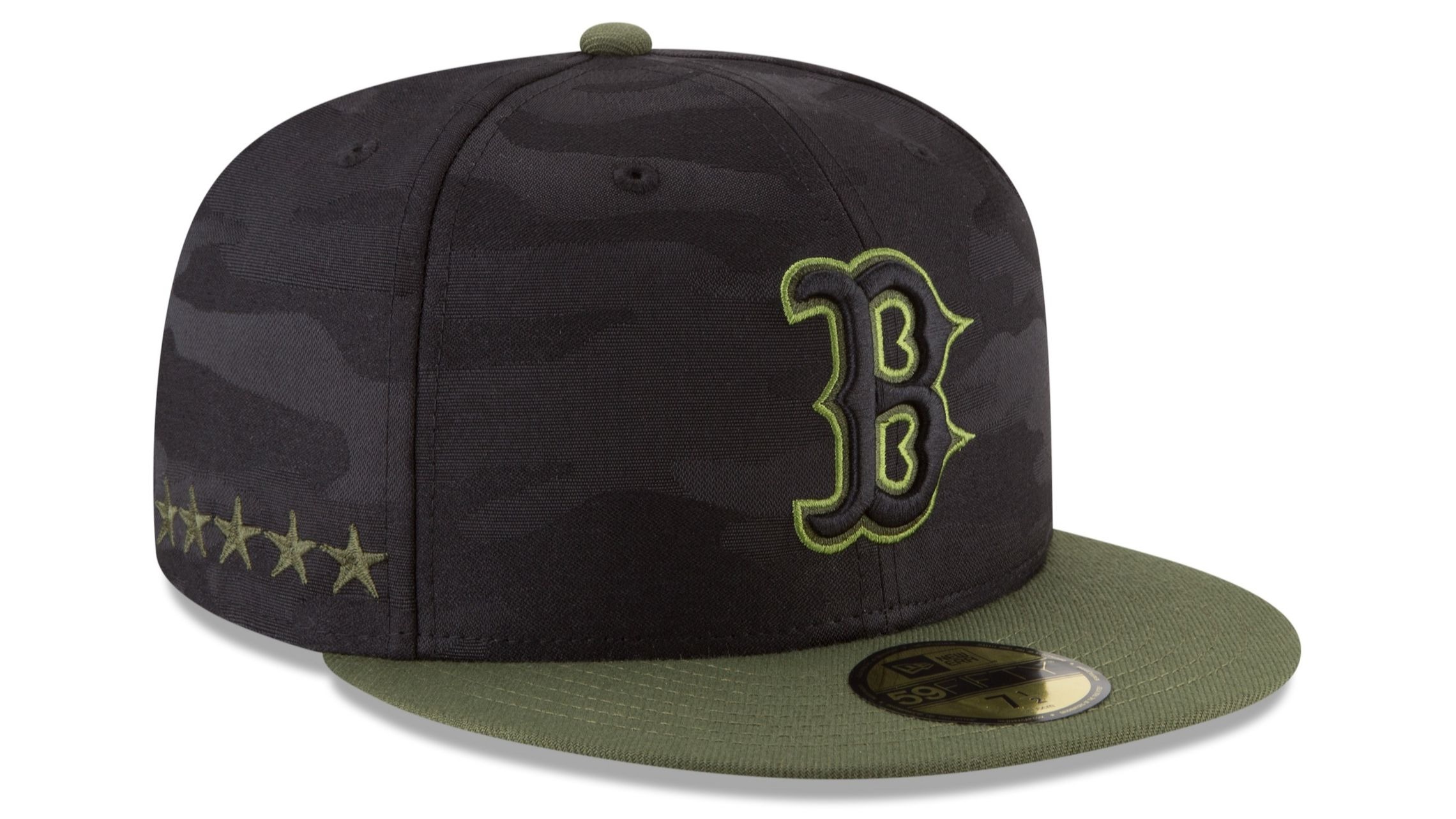 Here's your first look at the holiday caps the Red Sox will wear this